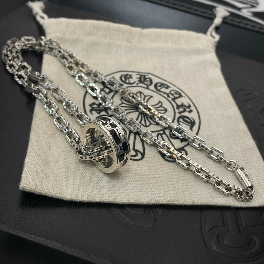 Ch*0me heart necklace-045