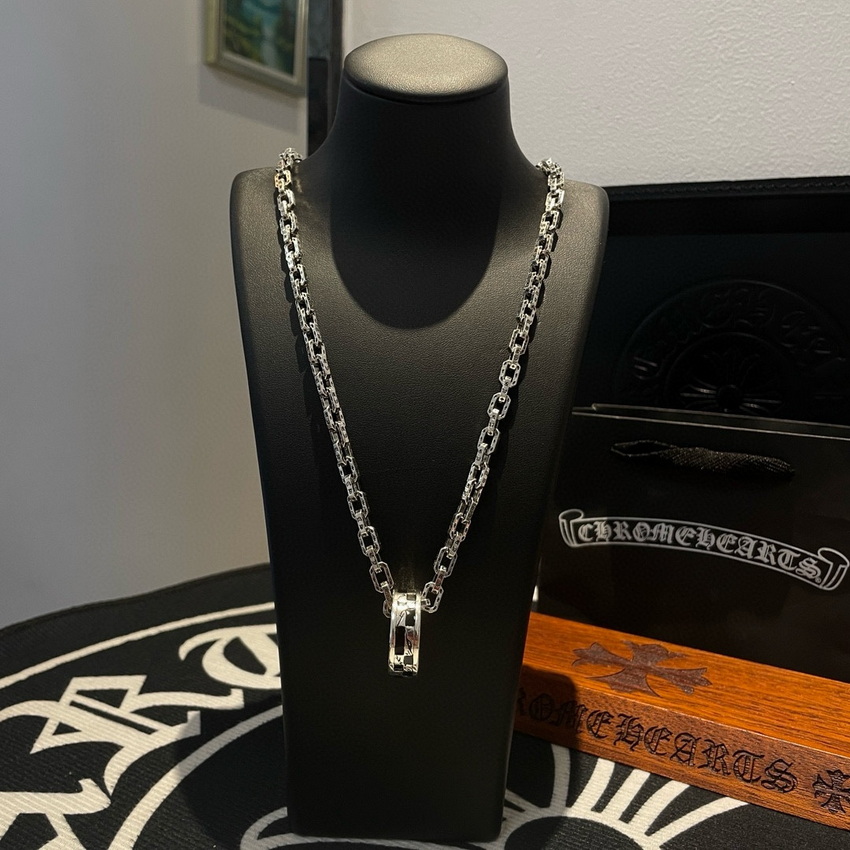 Ch*0me heart necklace-045