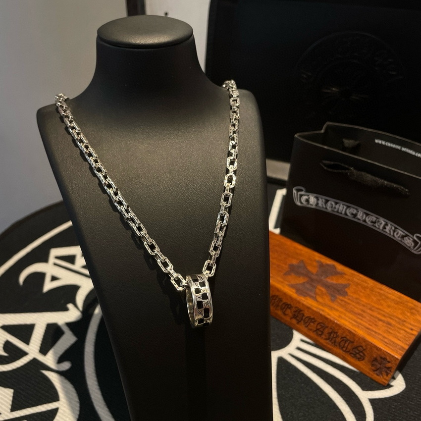 Ch*0me heart necklace-045