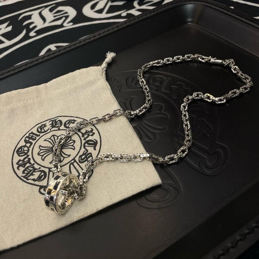 Ch*0me heart necklace-045