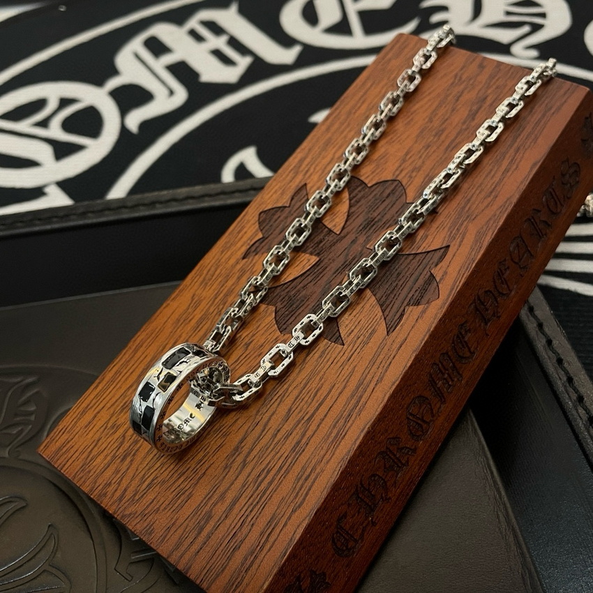 Ch*0me heart necklace-045