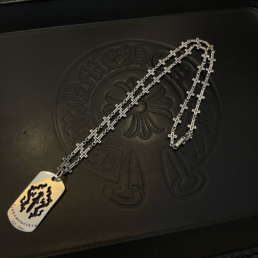 Ch*0me heart necklace-054
