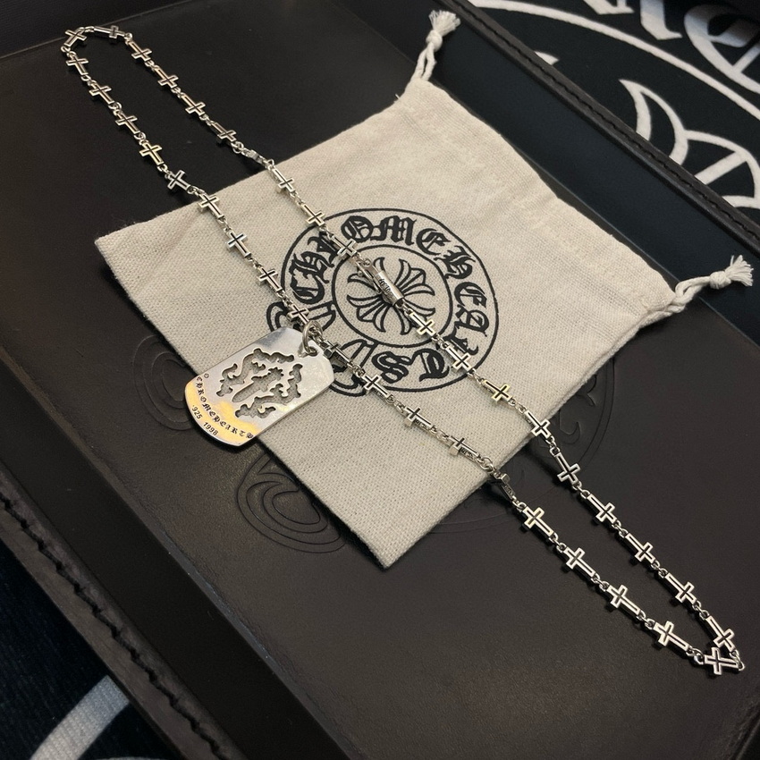 Ch*0me heart necklace-054