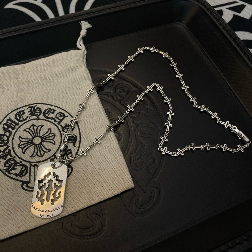 Ch*0me heart necklace-054