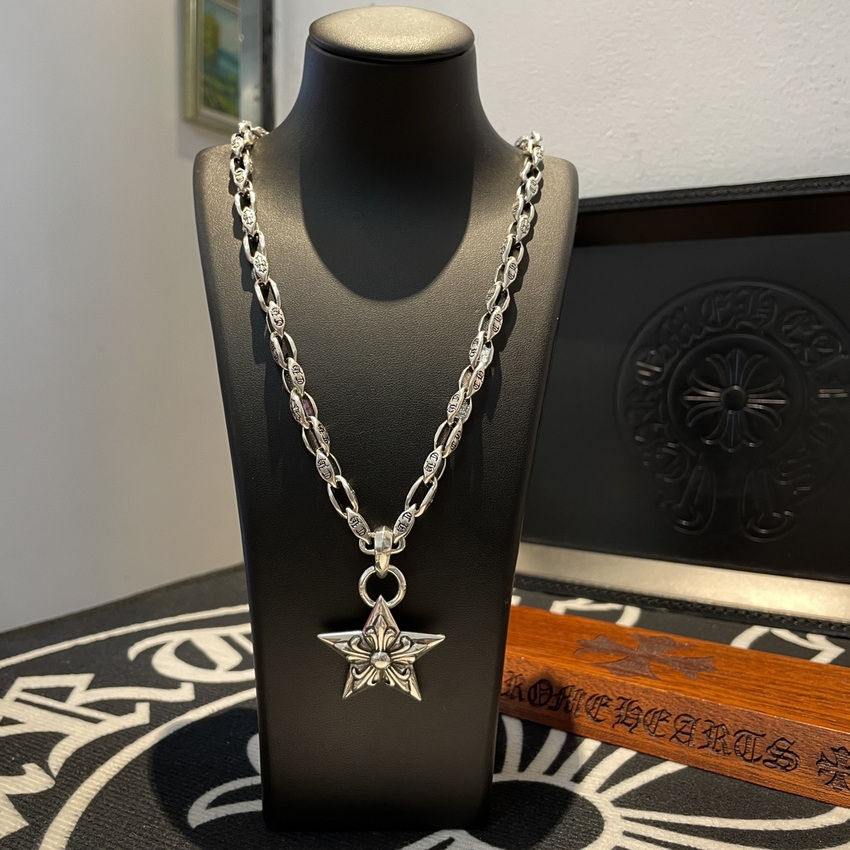 Ch*0me heart necklace-056