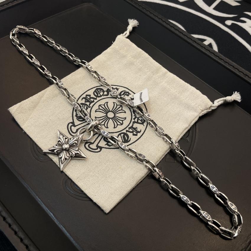 Ch*0me heart necklace-056