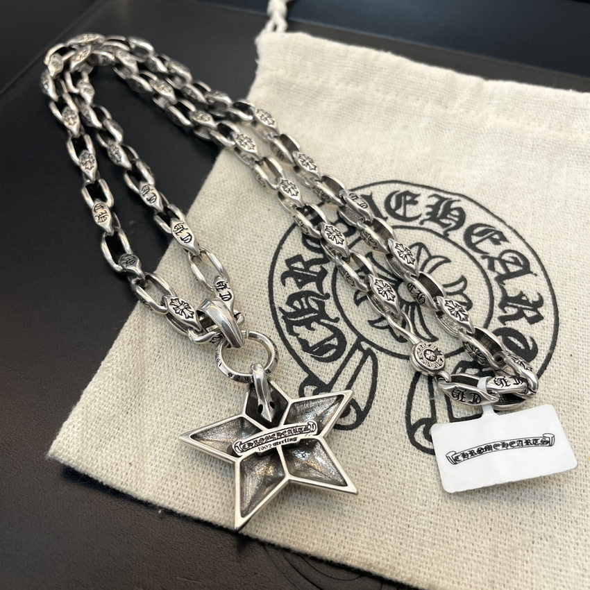 Ch*0me heart necklace-056