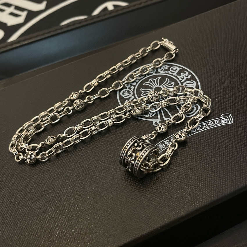 Ch*0me heart necklace-059
