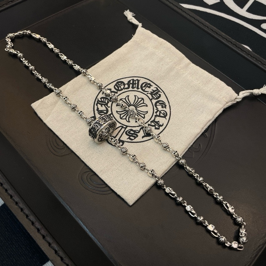 Ch*0me heart necklace-062