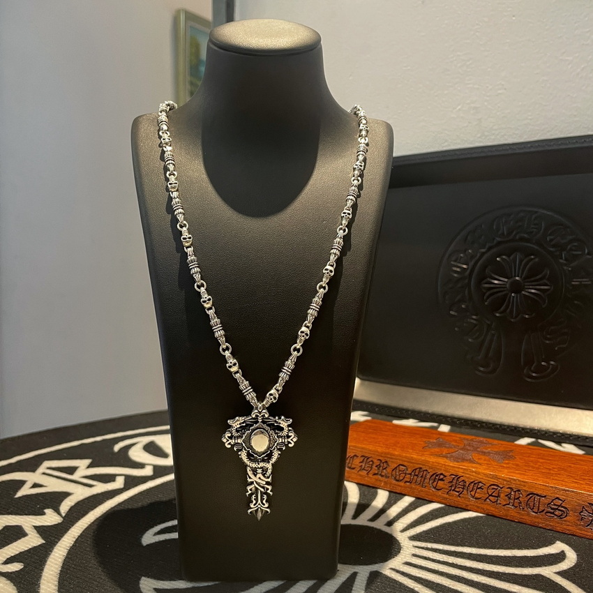 Ch*0me heart necklace-063