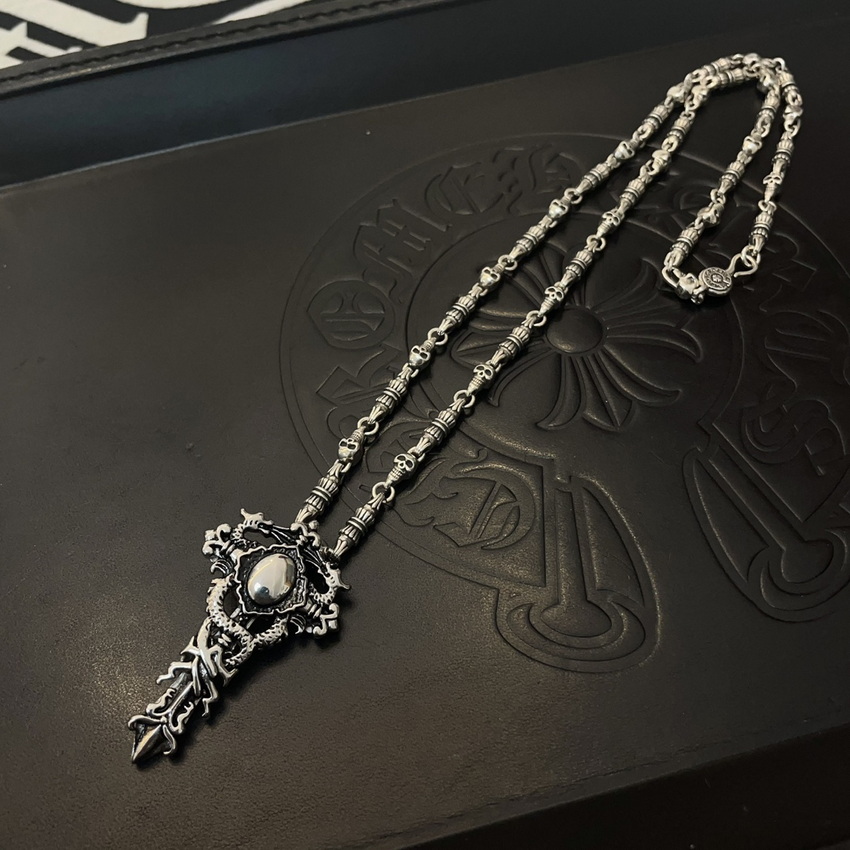 Ch*0me heart necklace-063