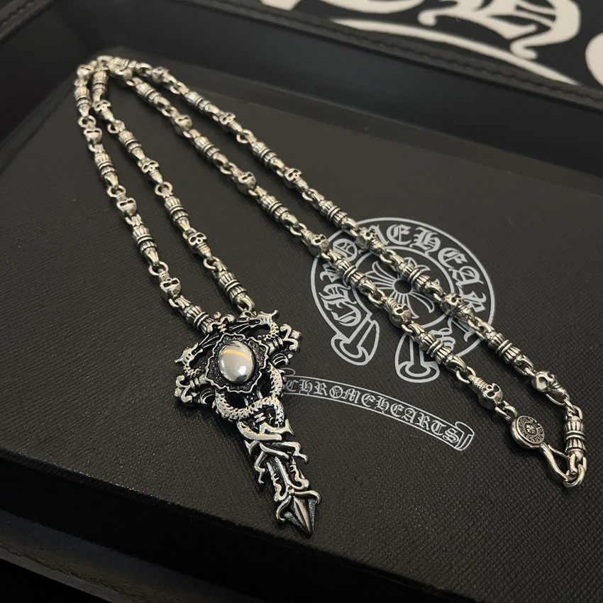 Ch*0me heart necklace-063