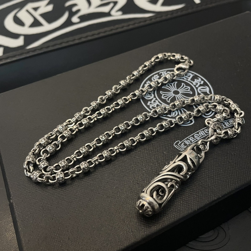 Ch*0me heart necklace-065