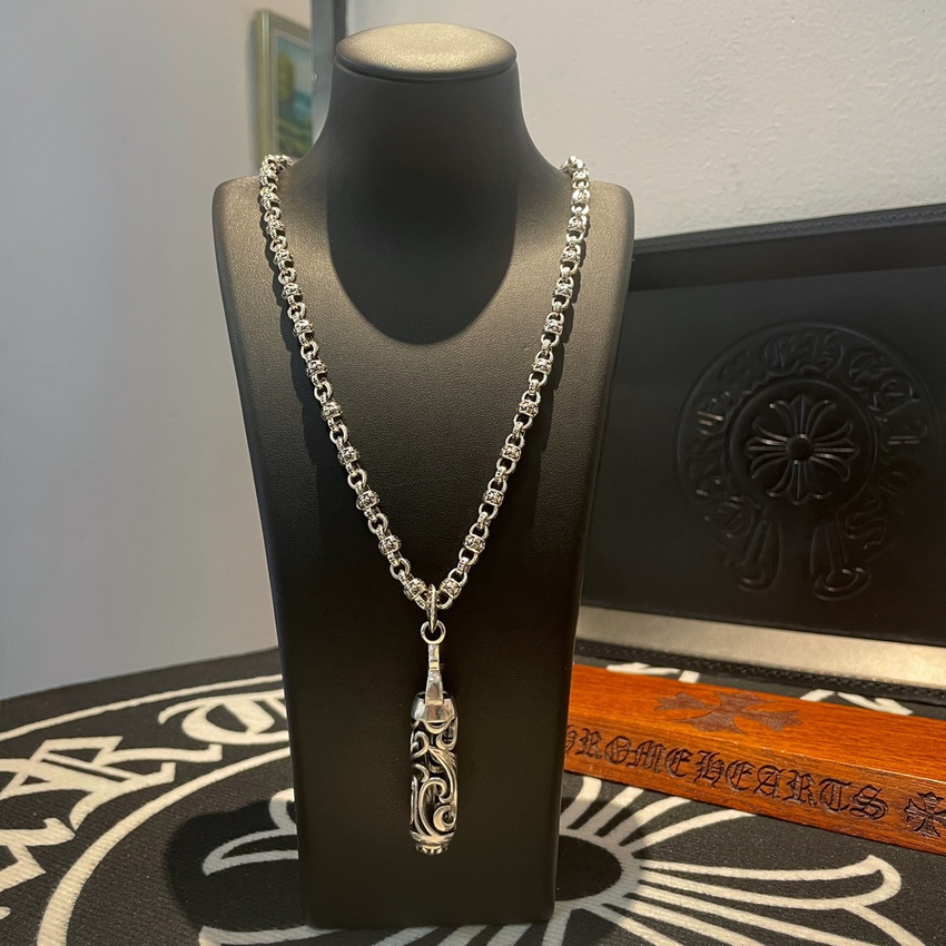 Ch*0me heart necklace-065