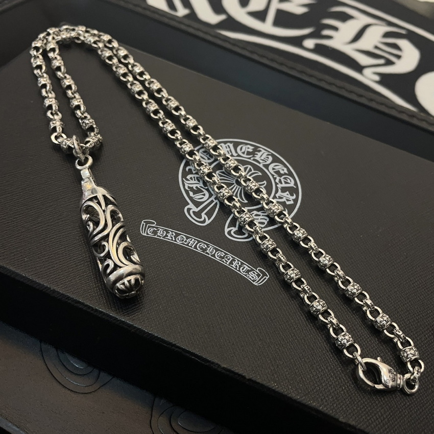 Ch*0me heart necklace-065