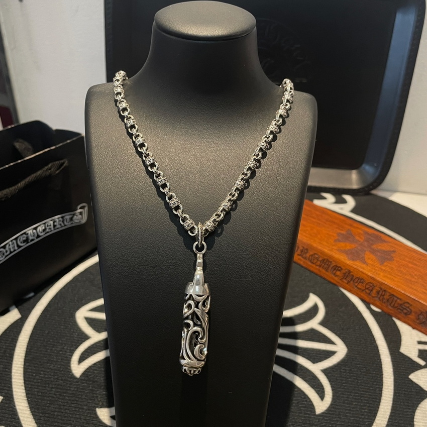Ch*0me heart necklace-065
