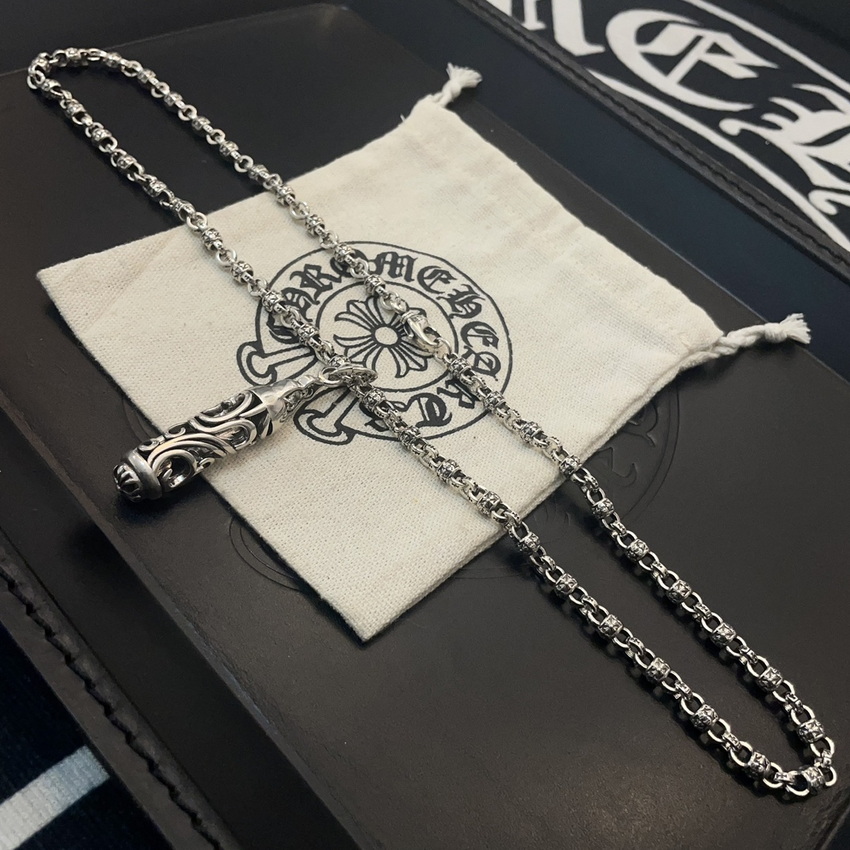 Ch*0me heart necklace-065