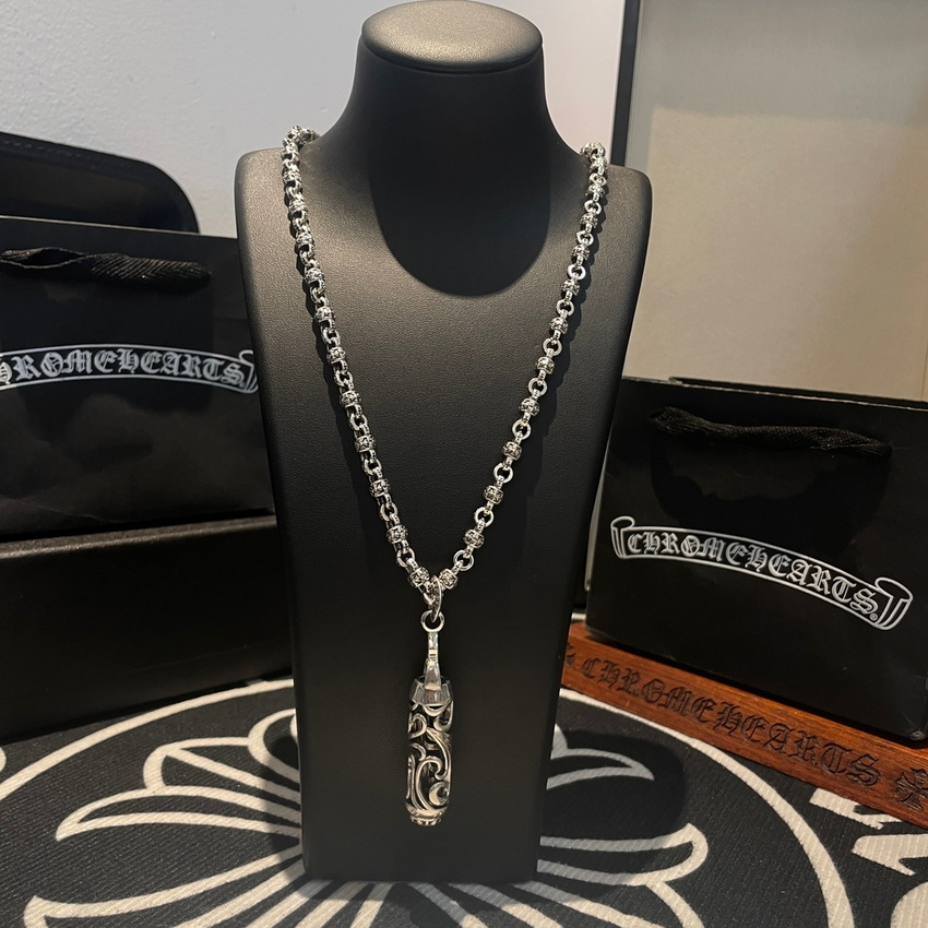 Ch*0me heart necklace-065