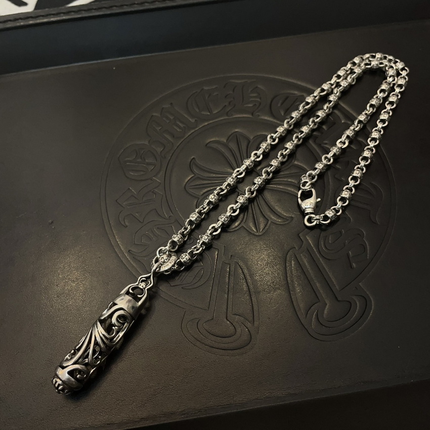 Ch*0me heart necklace-065