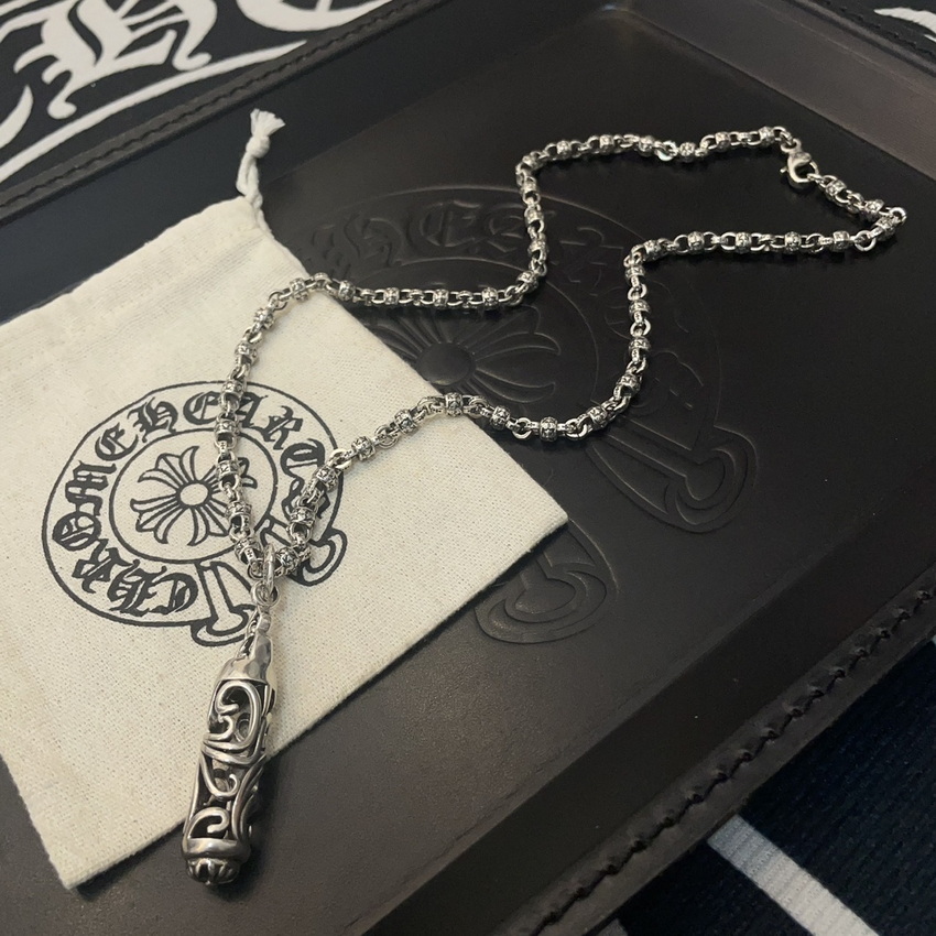 Ch*0me heart necklace-065