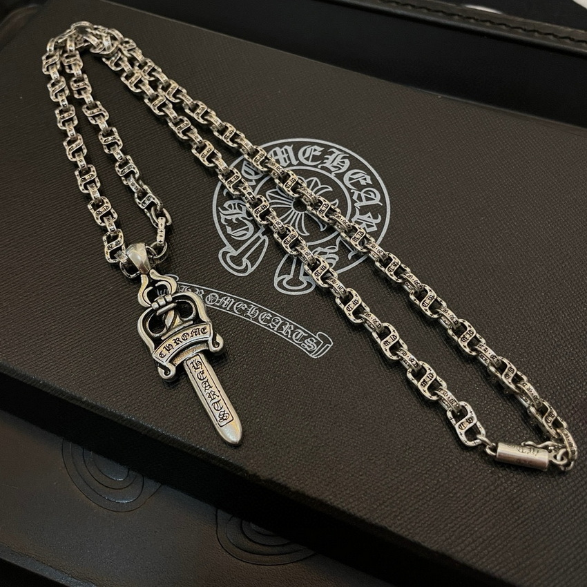 Ch*0me heart necklace-071