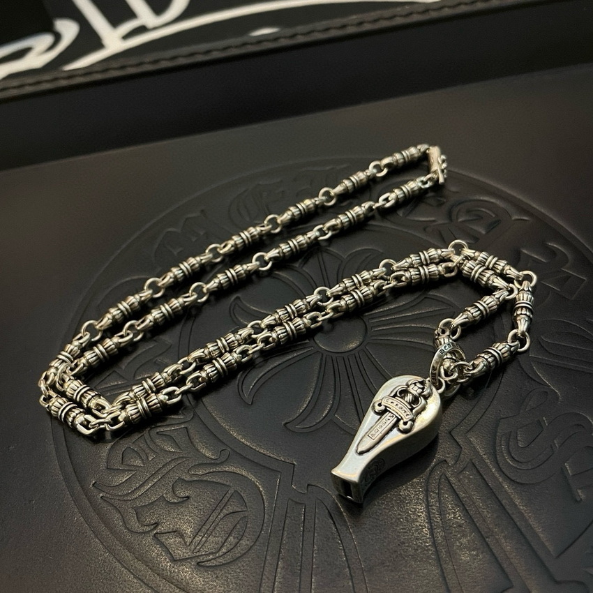 Ch*0me heart necklace-072