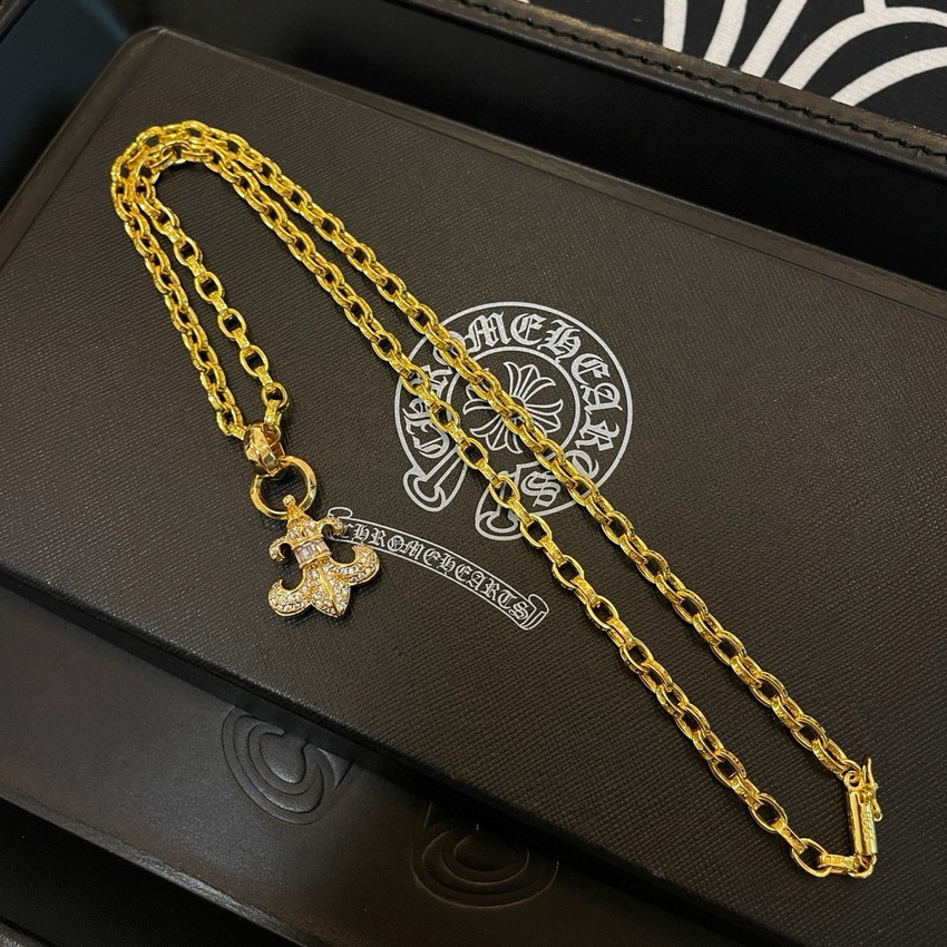 Ch*0me heart necklace-081