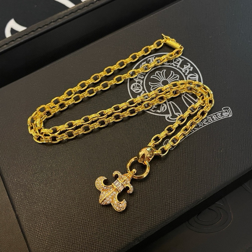 Ch*0me heart necklace-081