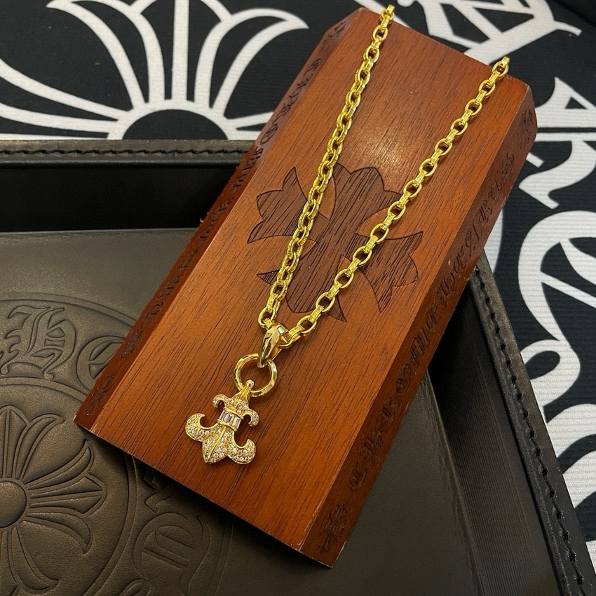 Ch*0me heart necklace-081