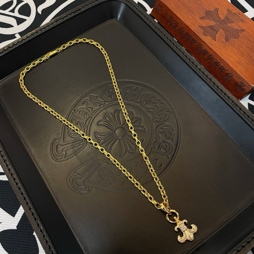 Ch*0me heart necklace-081