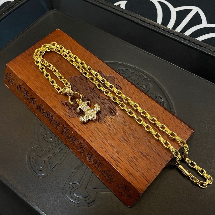 Ch*0me heart necklace-081