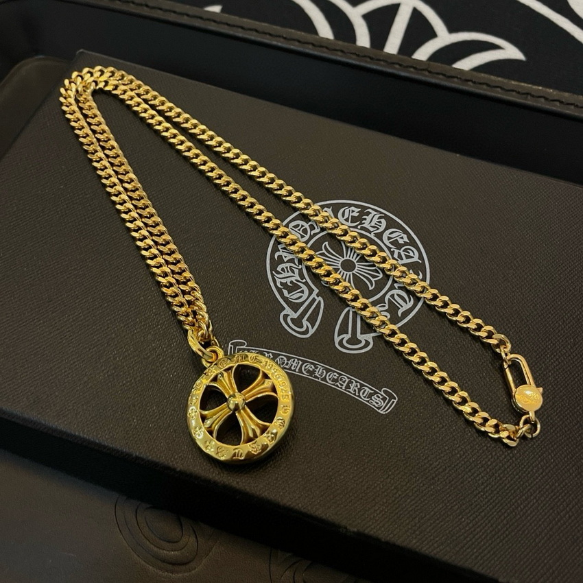 Ch*0me heart necklace-083