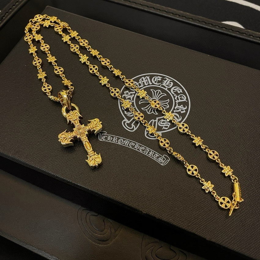 Ch*0me heart necklace-084