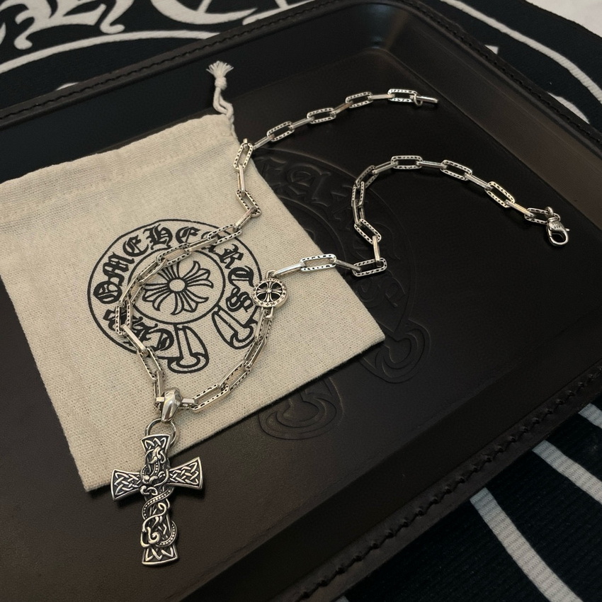 Ch*0me heart necklace-098