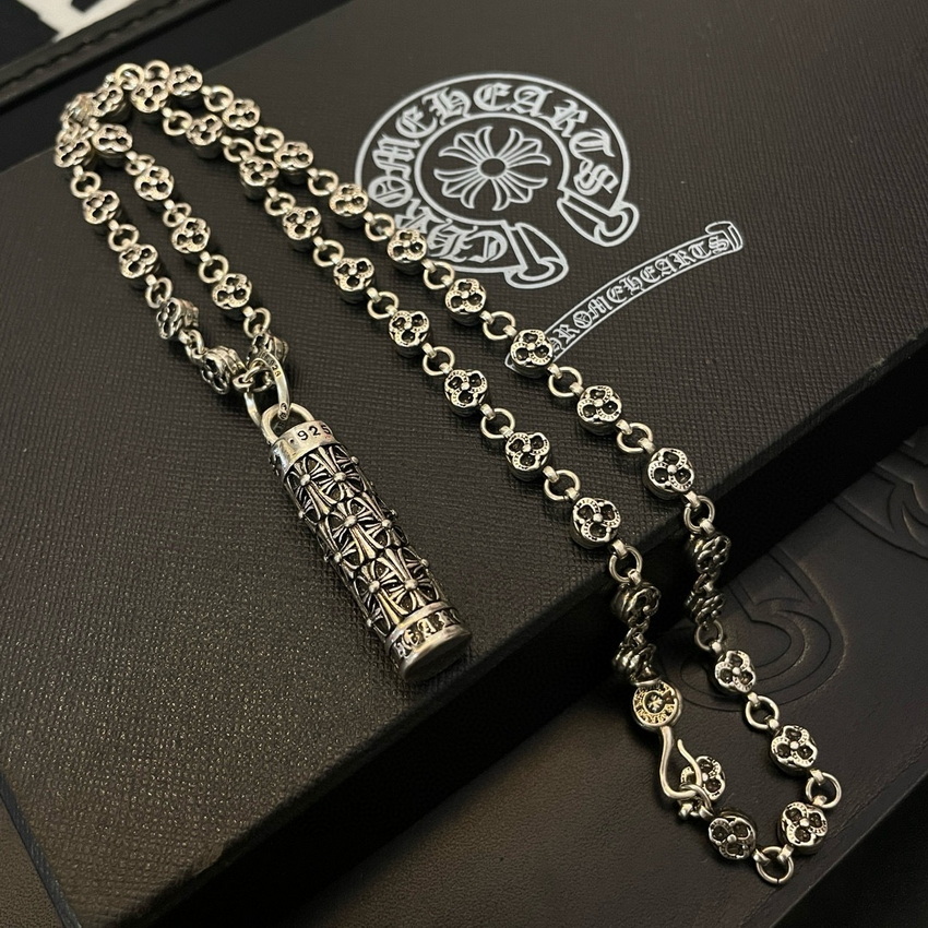 Ch*0me heart necklace-099