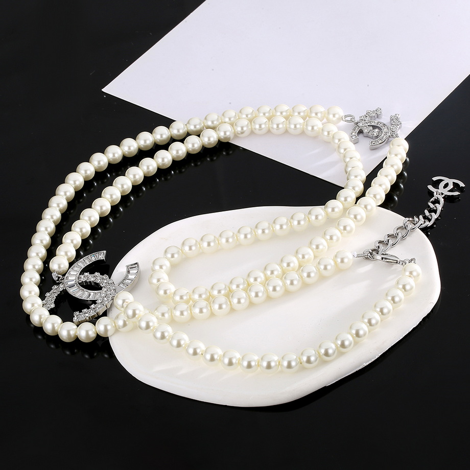 Ch*el necklace-459