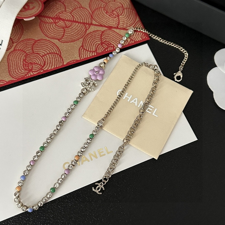 Ch*el necklace-394