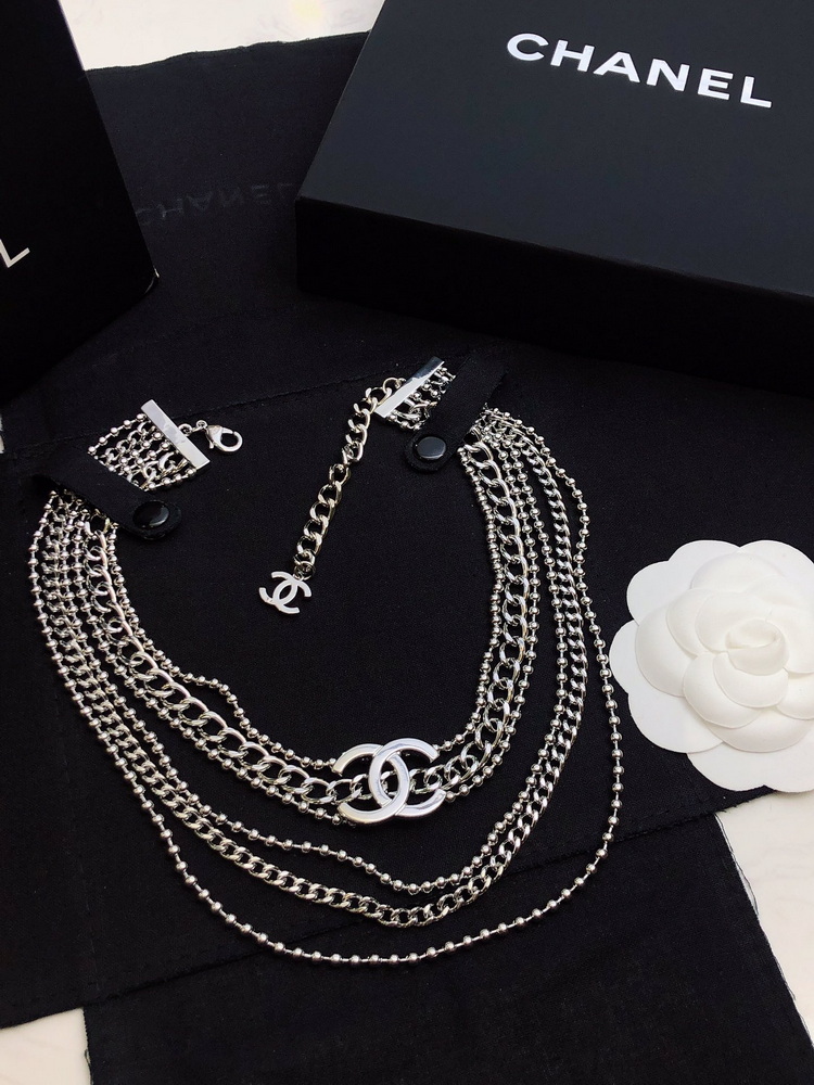 Ch*el necklace-439
