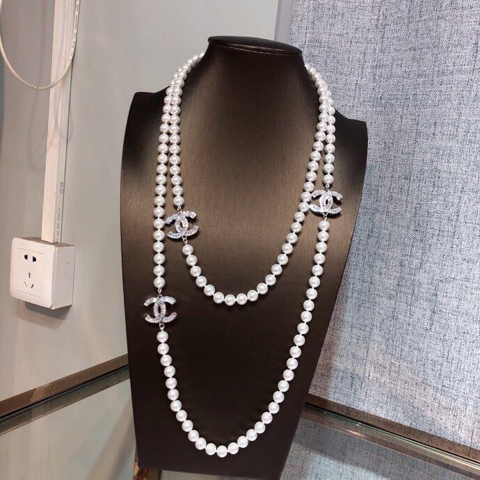 Ch*el necklace-473
