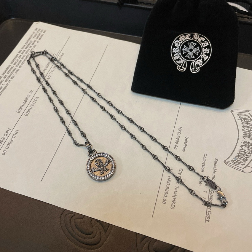 Ch*0me heart necklace-107