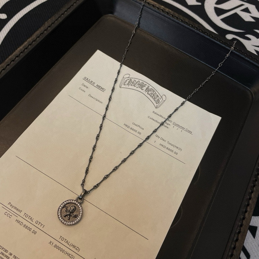 Ch*0me heart necklace-107