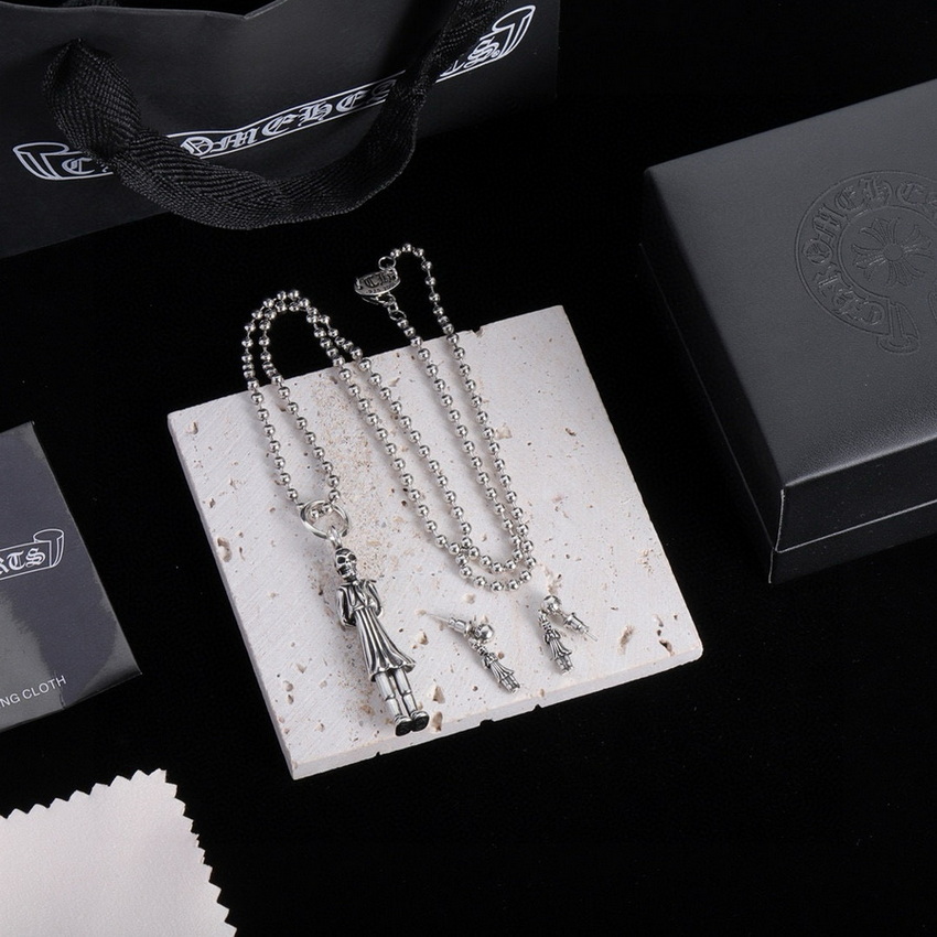 Ch*0me heart necklace-109