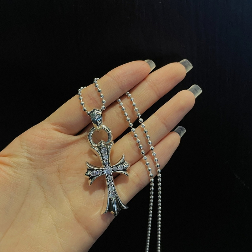 Ch*0me heart necklace-110
