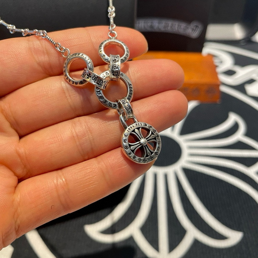 Ch*0me heart necklace-112