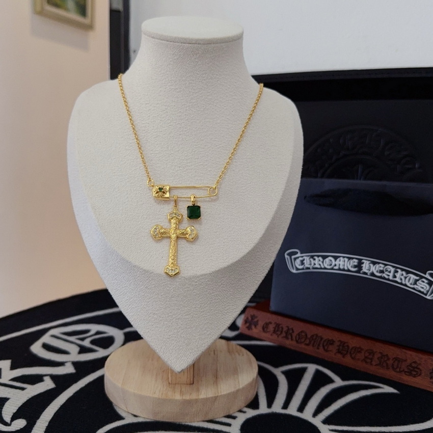 Ch*0me heart necklace-113