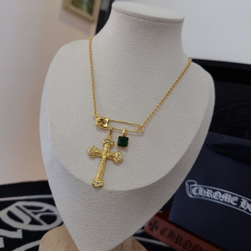 Ch*0me heart necklace-113