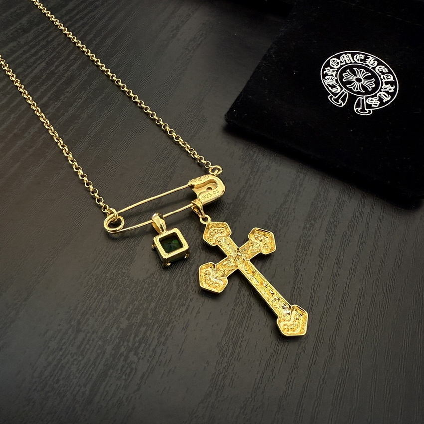 Ch*0me heart necklace-113