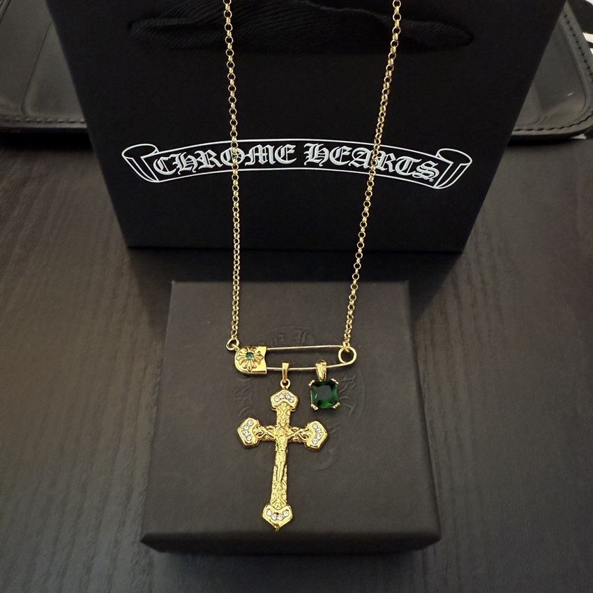 Ch*0me heart necklace-113