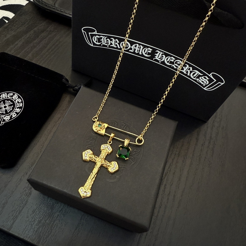 Ch*0me heart necklace-113