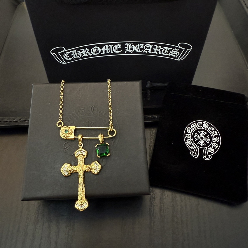 Ch*0me heart necklace-113